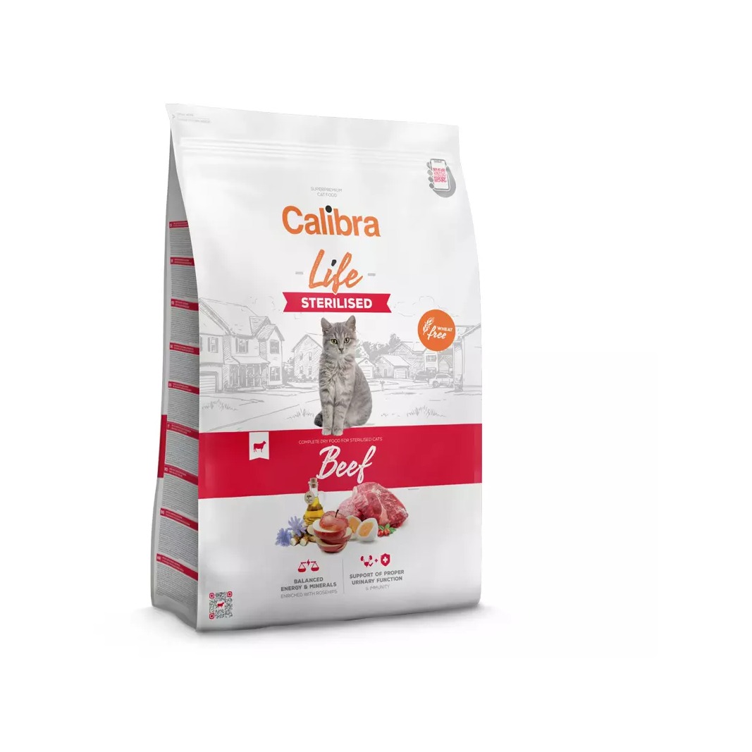 Calibra Cat Life Sterilised beef 1,5 kg